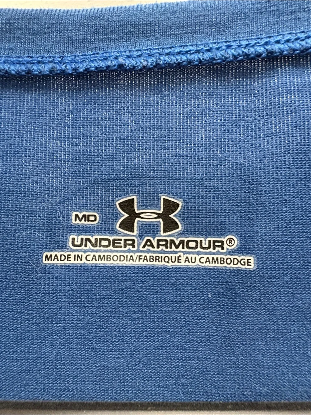 Under Armour Royal Blue Performance Tee Size Medium Woman’s